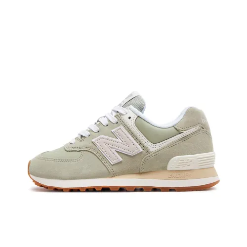 New Balance 574 Calm Green Angora Women's