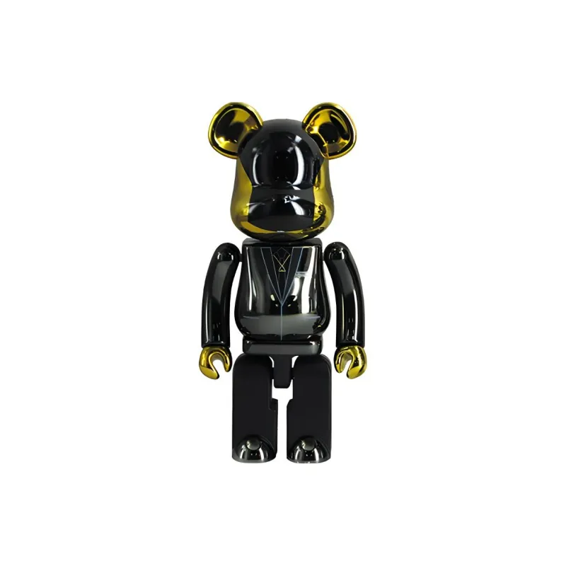 Bearbrick Superalloy Daft Punk Random Access Memories Ver. 2 Pack Black-3
