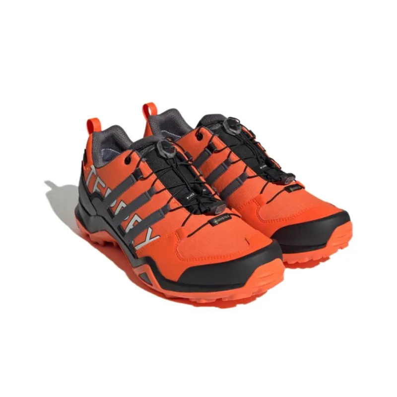 Adidas Terrex Swift Anti-Slip Wear-Resistant Low-Top Trekking Shoes Men's Orange-2