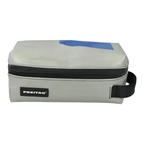 FREITAG Storage Bags Light Gray With Blue Accents