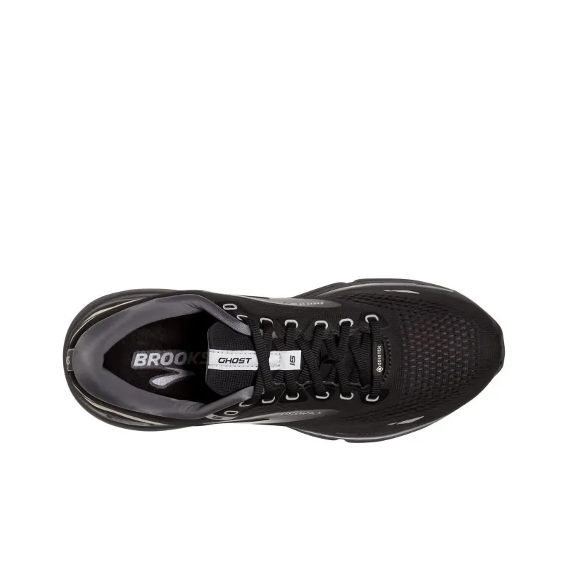Brooks Ghost 15 Abrasion Resistant Low Top Running Shoes Women's Black-3