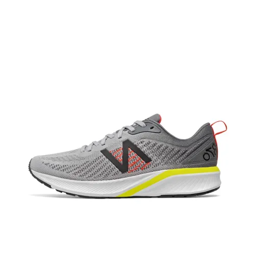 New Balance NB 870 Running Shoes Unisex Low-Top Gray Yellow