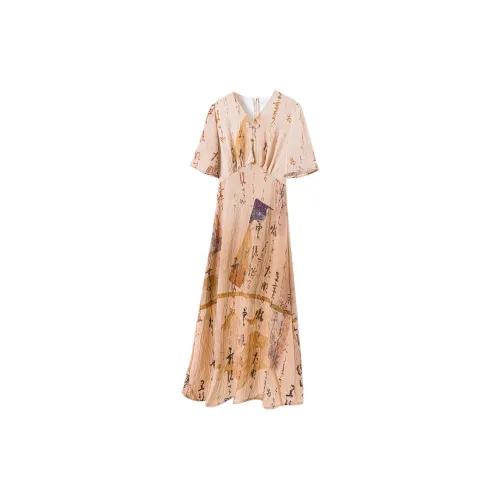 FORTEI Short-Sleeved Dresses Women's Antique Brown