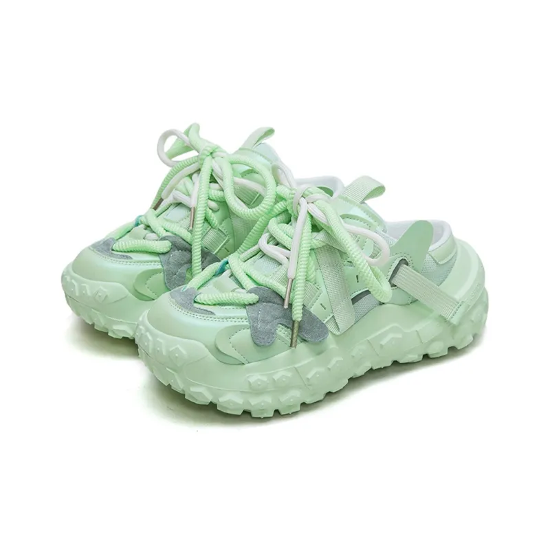 Jay Wear Resistant Breathable Height Increasing Low Top Chunky Sneakers Women's-6