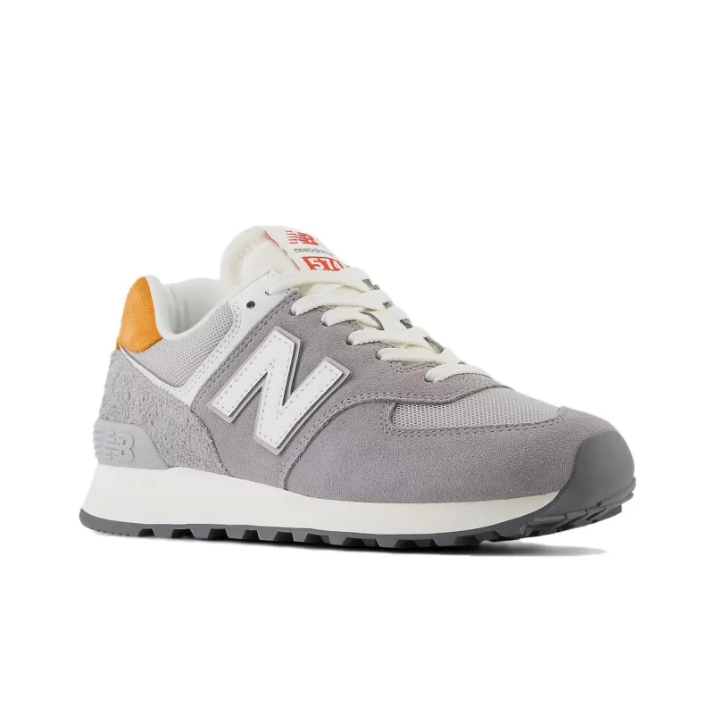 New Balance 574 Grey Orange Women's-2