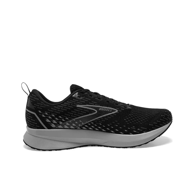 Brooks Anti Slip Wear Resistant Low Top Running Shoes Men's Black-1