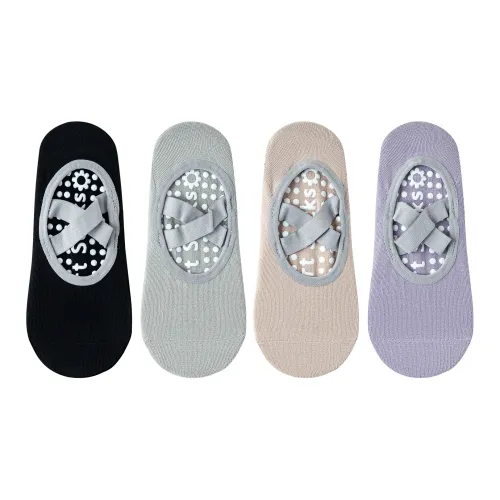 XXLLG No Show Socks Women's 4 Pack