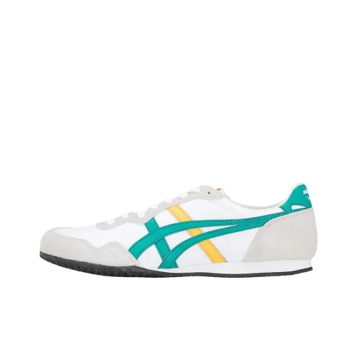 Onitsuka Tiger Serrano Casual Shoes Unisex Low-Top White/Green Yellow