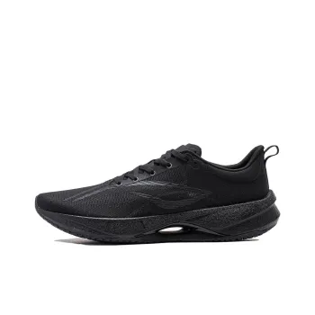 LiNing Super Light 21 Cushioning Anti Slip Wear Resistant Breathability Low Top Running Shoes Men's Black