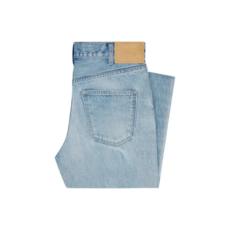 CELINE Tess Jeans In Blue Eclipse Wash Denim-1
