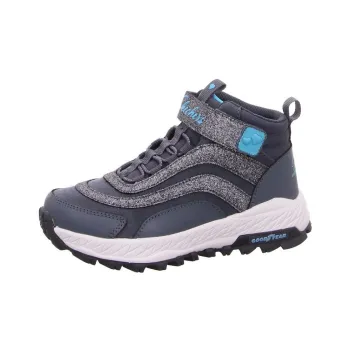 Skechers Adventure Blauw-Grijs Anti-Slip Wear-Resistant Mid-Top Casual Shoes Unisex Blue