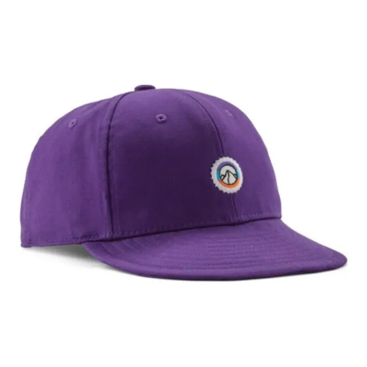 Patagonia Organic Cotton Baseball Caps Unisex Purple-1