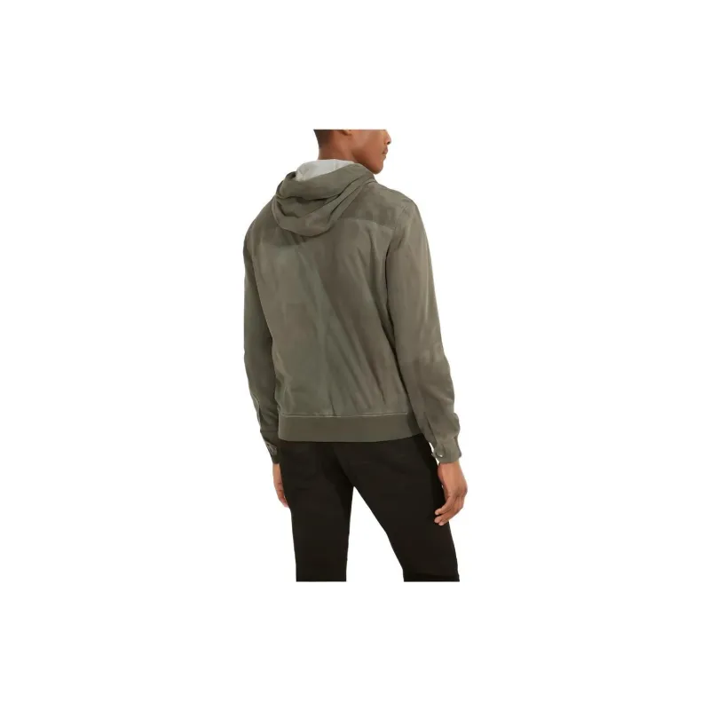 GUESS Jackets Coats Men's Green-1