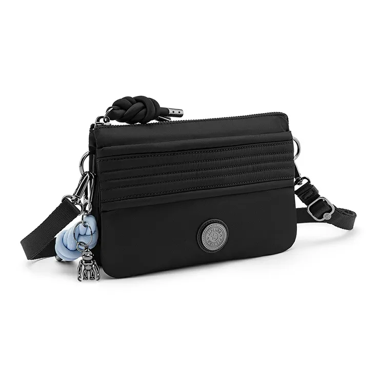 Kipling Polyamide Shoulder Bag Small Size Women's Black-1