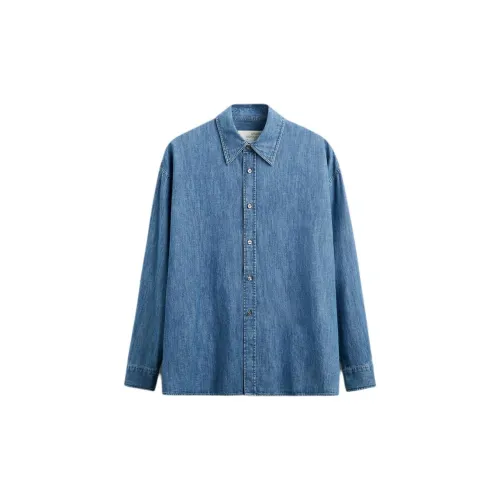 ZARA Shirts Men Blue