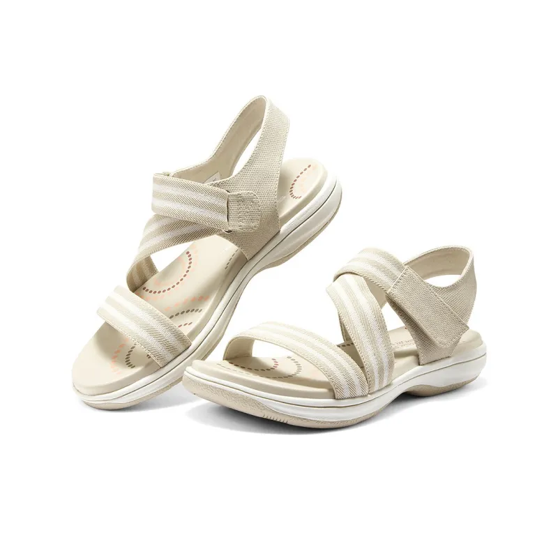 Skechers Modern Comfort Beach Sandals Women's Natural-3
