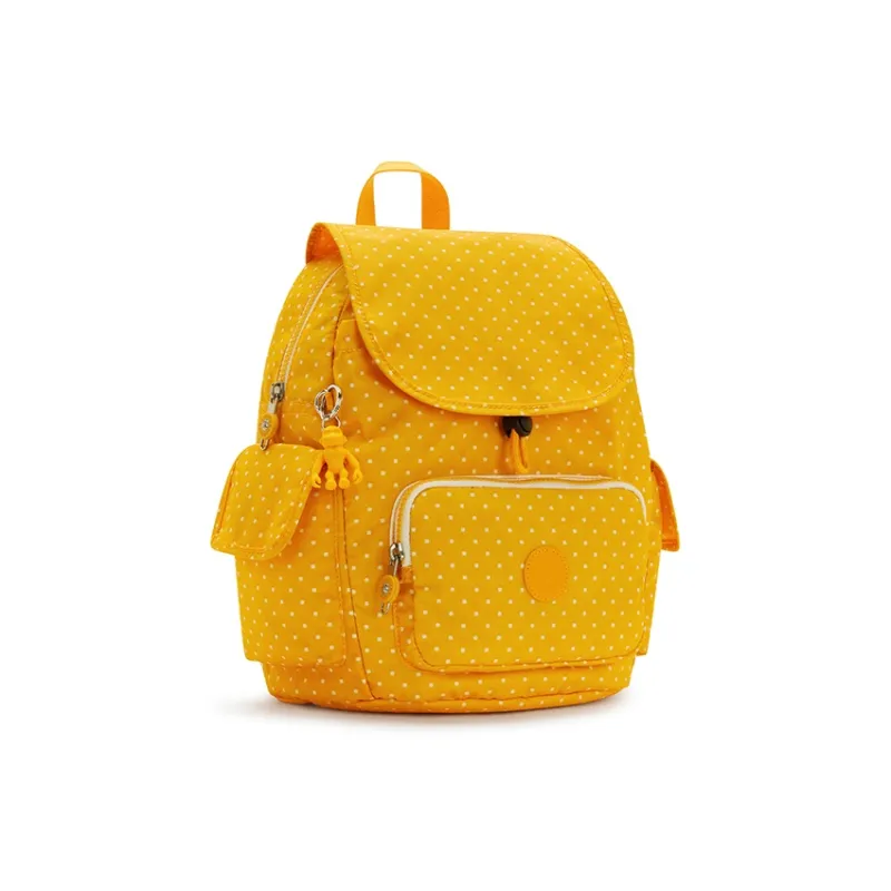 Kipling Polyamide Backpack Medium Size Unisex Yellow-1