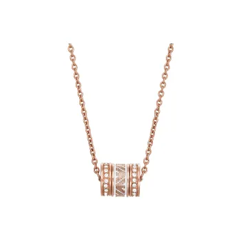 EMPORIO ARMANI Stainless Steel Necklaces Women's Rose Gold