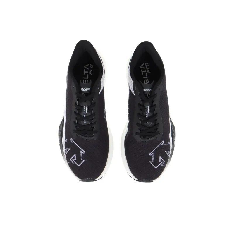 DESCENTE Wear resistant And Lightweight Low Top Running Shoes Unisex Black White-3
