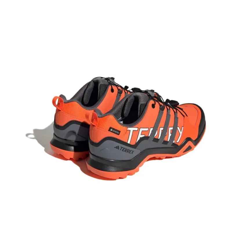 Adidas Terrex Swift Anti-Slip Wear-Resistant Low-Top Trekking Shoes Men's Orange-3