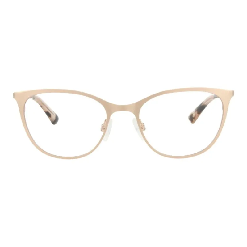 McQ Alexander McQueen Metal Cat Eye Eyeglass Frames Women's Beige-1
