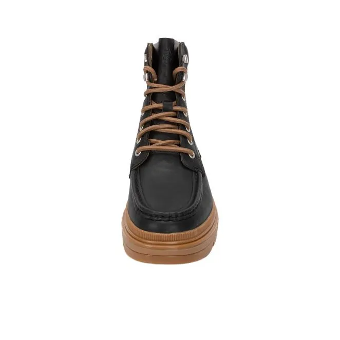 Timberland Ray City Moc Toe Chukka Boots 'Black Regenerative Leather' Women's-2