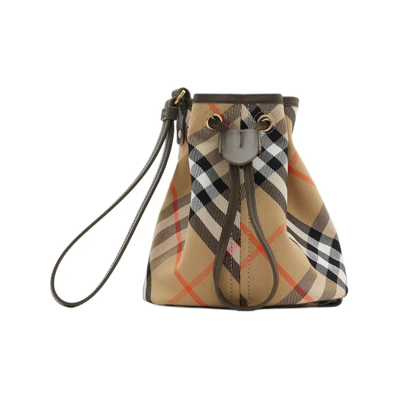 Burberry Cotton Clutch Women's Sand-0