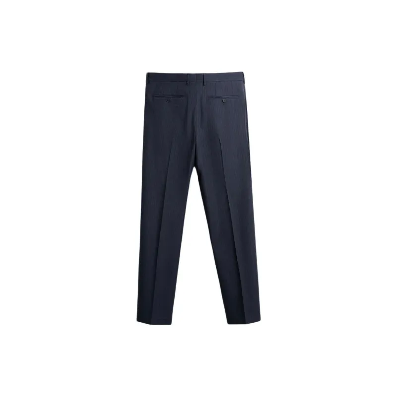 ZARA Suit Trousers Men Blue-1