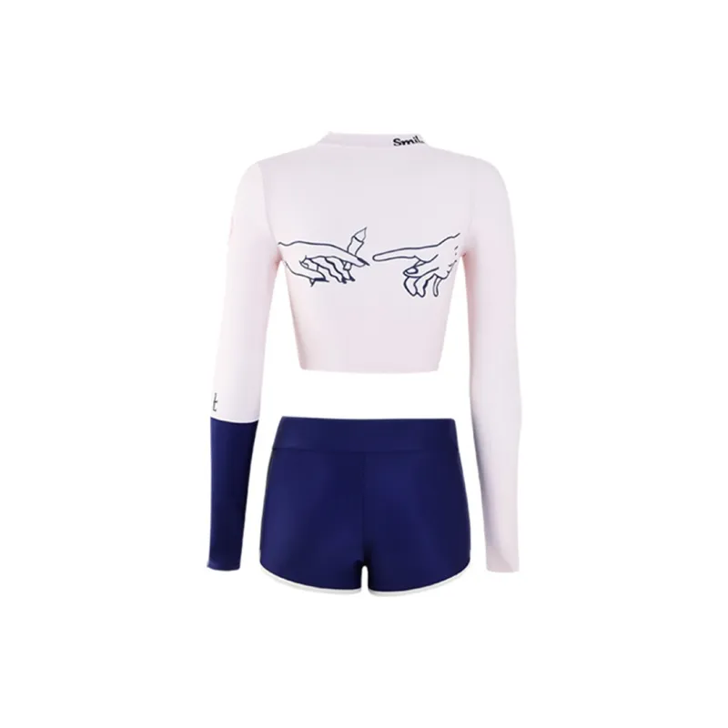 CHARM PICK Two Piece Swimsuits Women's White-1