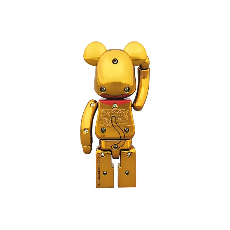 BE@RBRICK 200% Lucky Cat Squinting Good Luck Trendy Figures 14.5cm-1