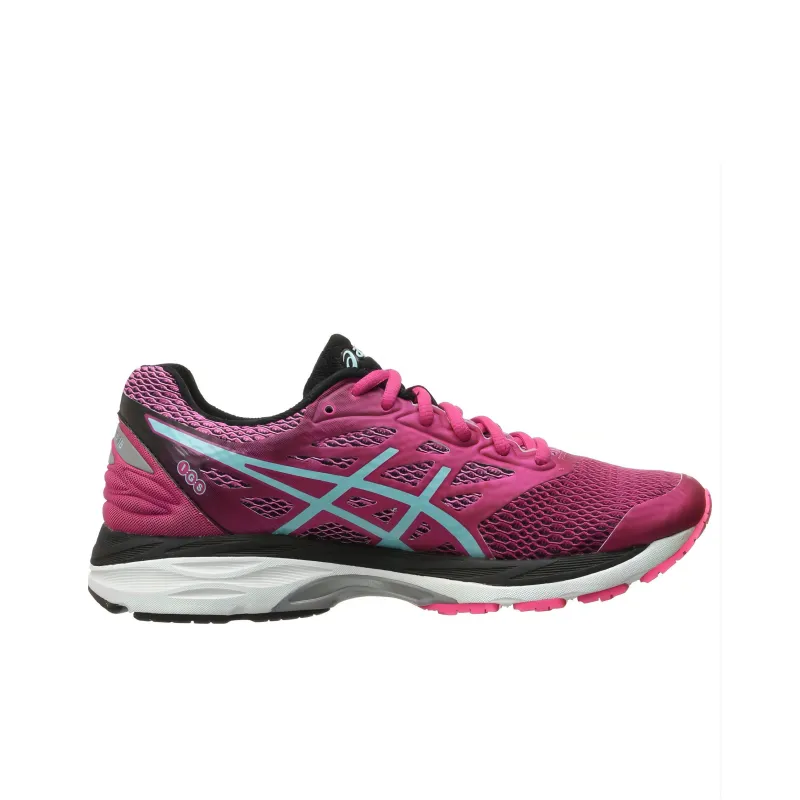 Asics Gel-Cumulus 18 Running Shoes Women's Low-Top Pink Purple/Blue-1