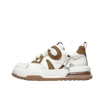 JANE HARLOW Low-Top Skateboard Shoes Men's White Apricot