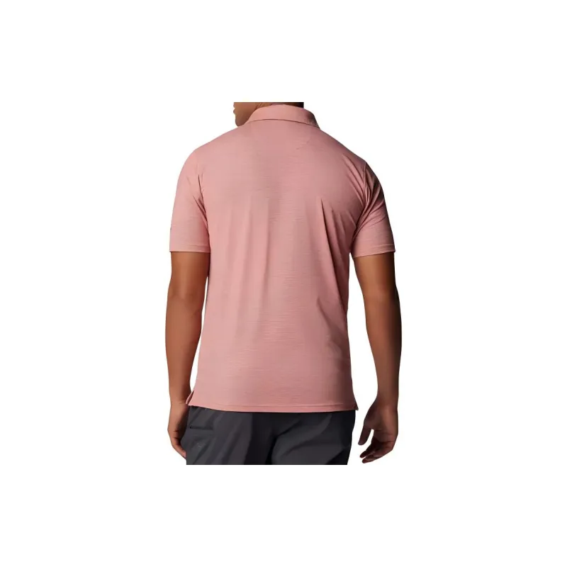 Columbia PFG Uncharted Polo Shirt Men's Sandalwood Pink-1