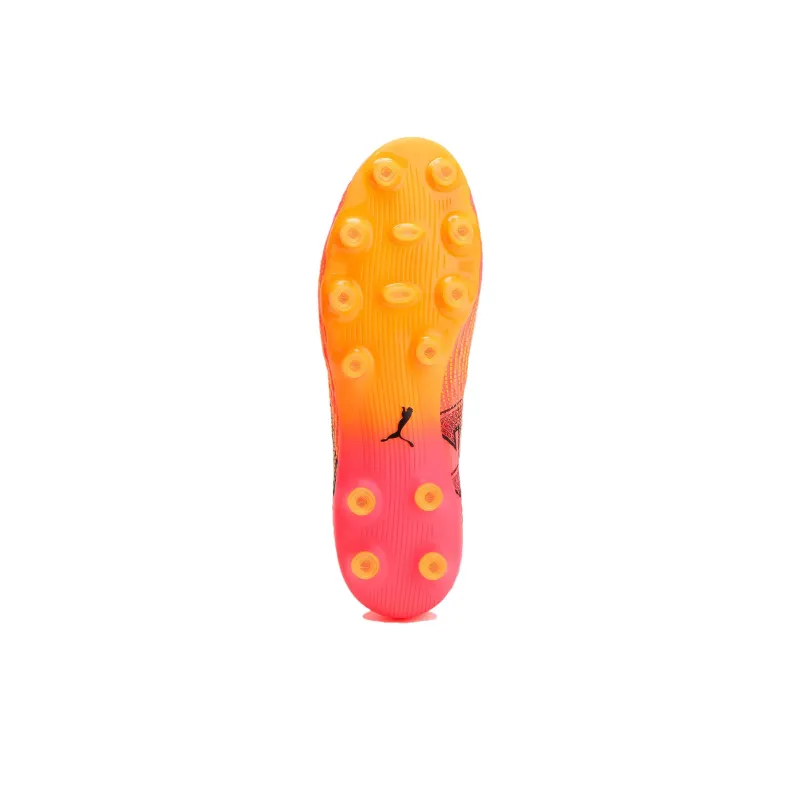 PUMA FUTURE 7 ULTIMATE AG Short Rubber Studs HG Short Rubber Studs Slip Resistant Soccer Shoes Men's Pink Black-4