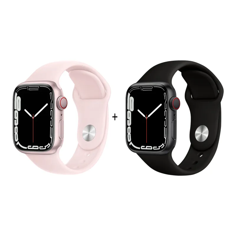 ZHISHENG Apple Compatibility Watch Band 38 45mm Watch Dial All Silicone Material-5