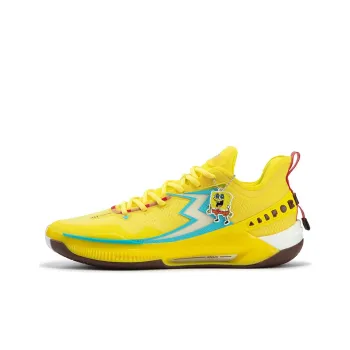 361° BIG3 5.0 Quick PRO Basketball Shoes Men Low Top Sour Yellow/361 Degrees White