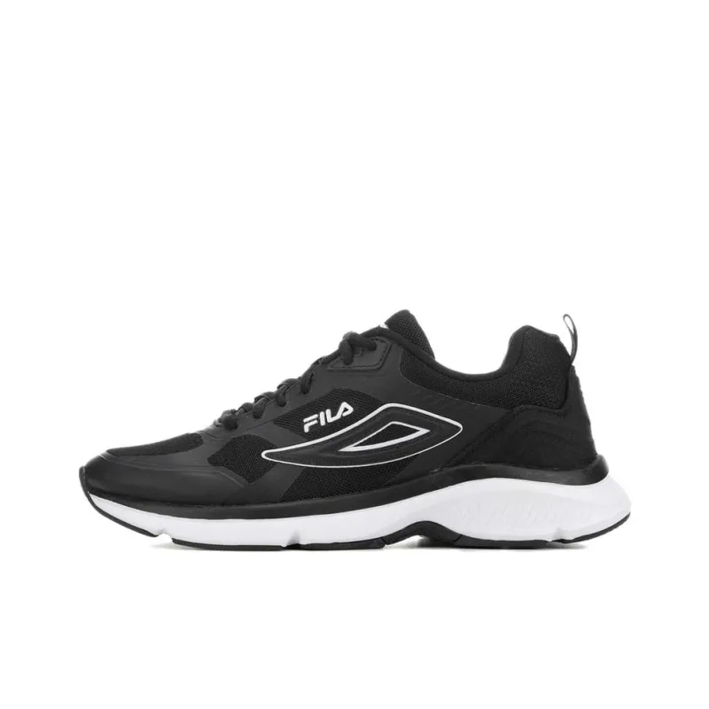 FILA Memory Skyrainer Shock Absorbers With Slip Resistant Features Low Top Casual Shoes Men's Black-0