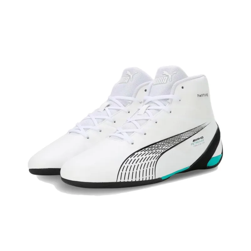 Puma Mercedes-AMG Petronas F1 X Carbon Cat Mid 'White Spectra Green'-2