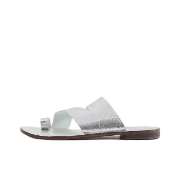 FREE PEOPLE Flip Flops Women's Silver