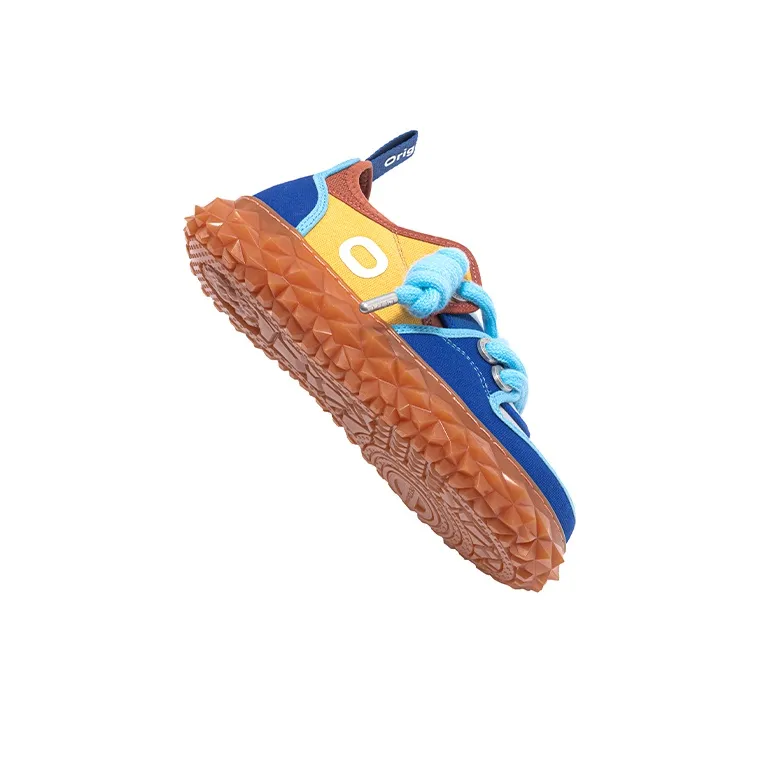 OETZI New Iceberg Series Ice Man Oz Height Increasing Lightweight Breathable Low Top Casual Shoes Unisex Blue & Yellow-4
