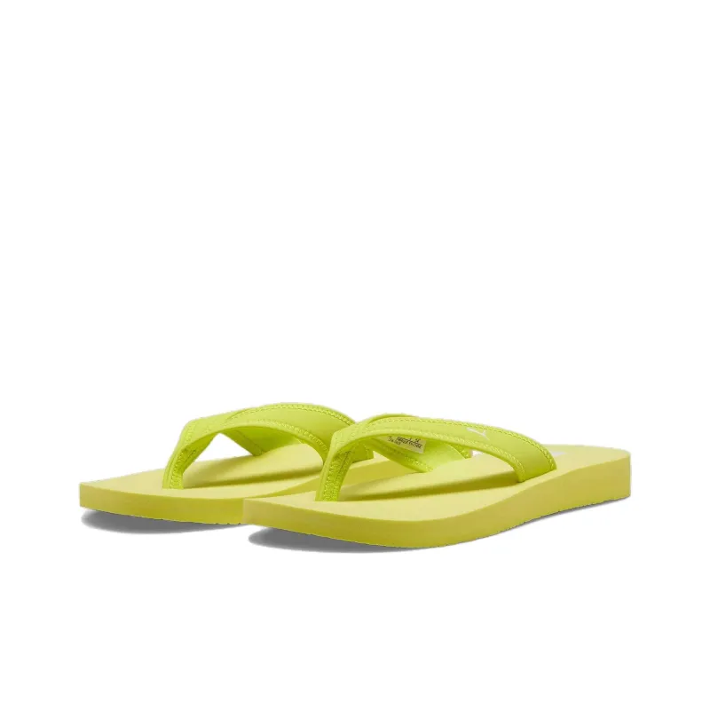 PUMA Abrasion-Resistant Slip-Resistant Flip Flops Women's Green-2