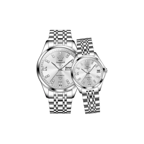 OLEVS Automatic Mechanical Movement Watch Unisex White Dial