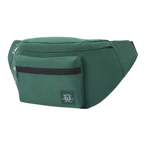 SEM/R Fabric Fanny Pack Crossbody Bag Sling Bag Small Size Unisex Medium Green/khaki/black-1