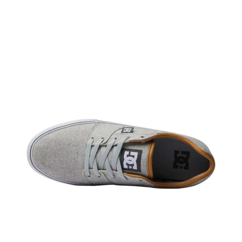 DC Shoes Low Top Canvas Shoes Men's Light Gray-4