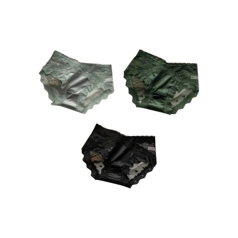 PLANDOO Underpants Women's 3 Pack-12