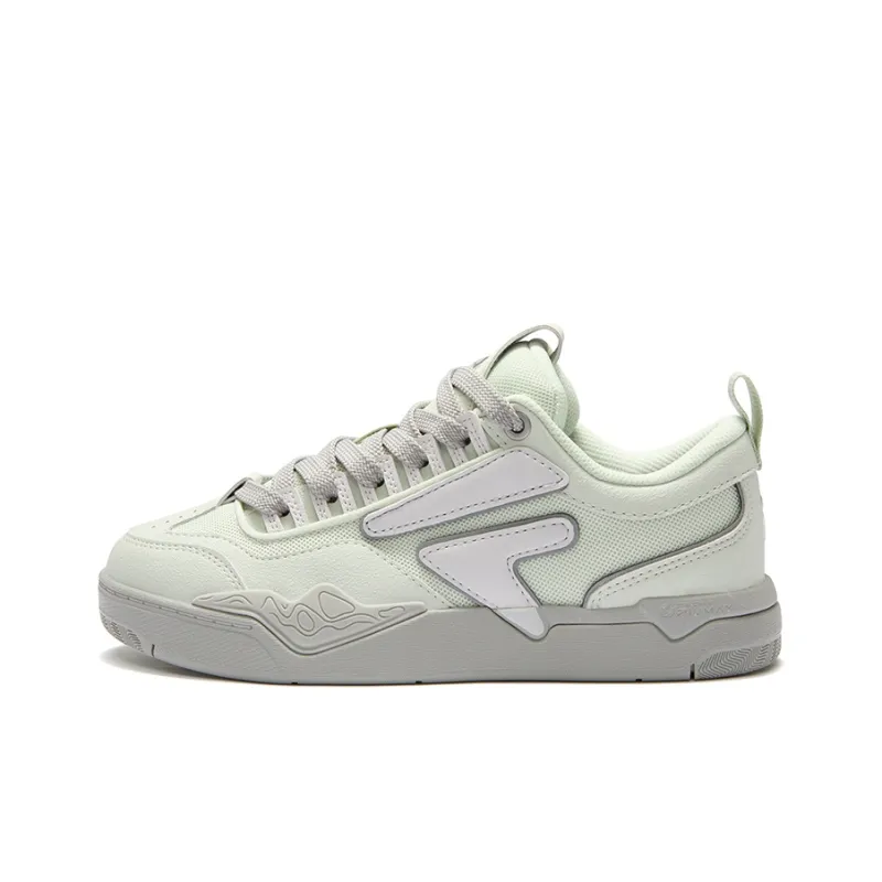 FILA FUSION Nollie Low-Top Skateboard Shoes Women's Green Gray-0