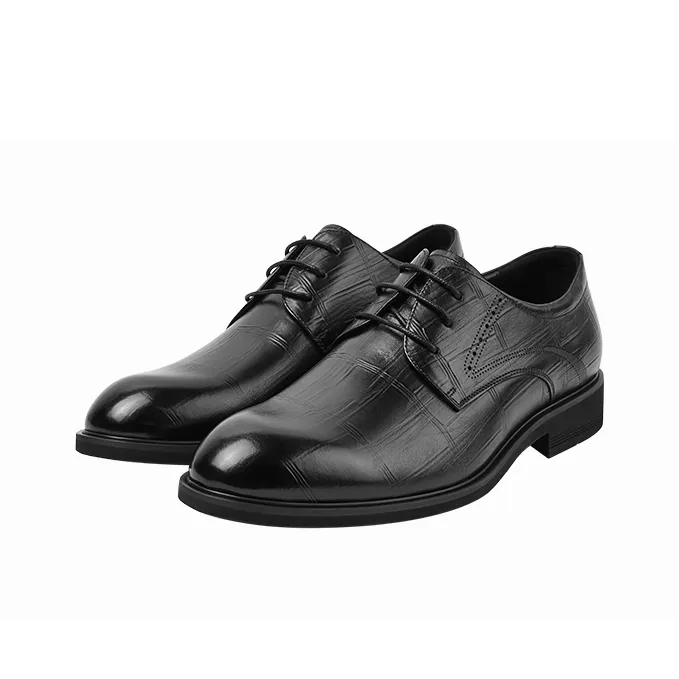 GXG Dress Shoes Men Low Top Regal Black/Elegant Brown-1