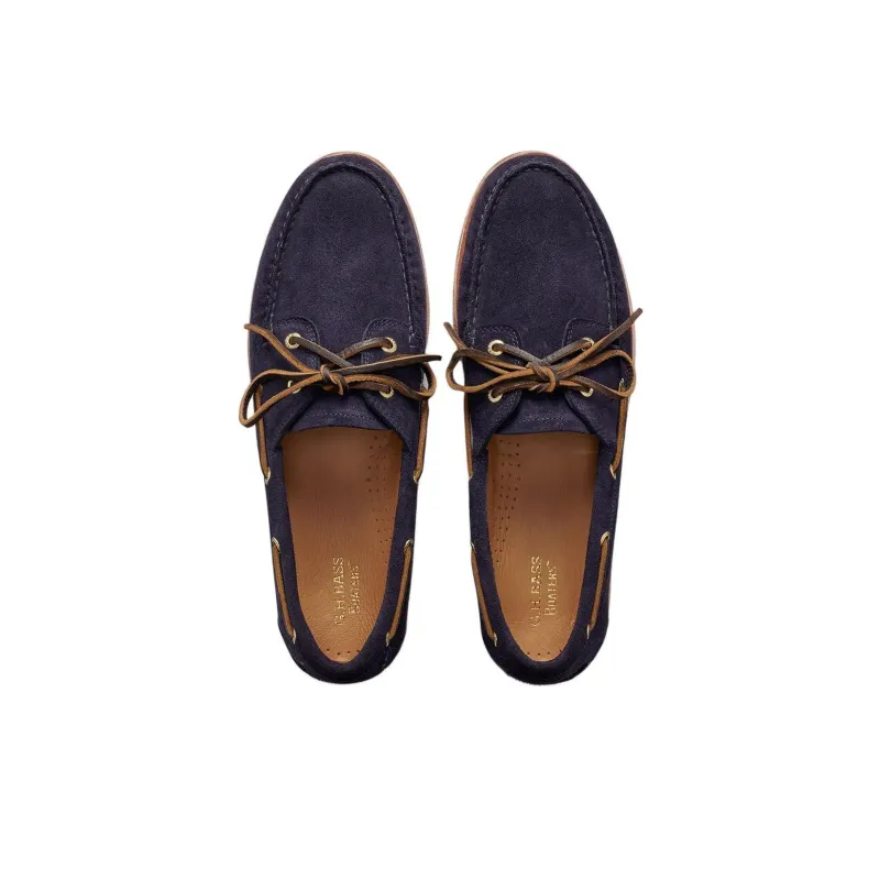 G.H. Bass & Co. Hampton Boat Shoes Men's Marine Blue-3