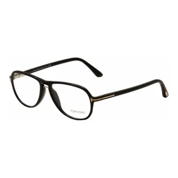 TOM FORD Acetate Aviator Eyeglass Frames Men's Black