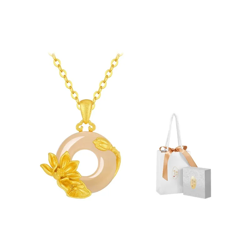 MAMADESHOUHU Chalcedony Jade Necklaces Women's-57